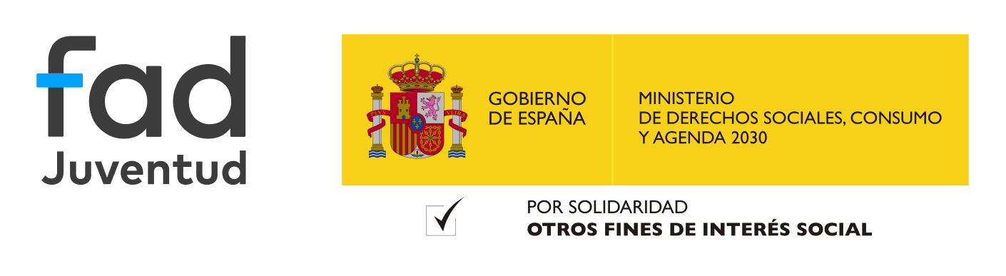 Fad Juventud y Ministerio de derechos sociales, consumo y agenda 2030